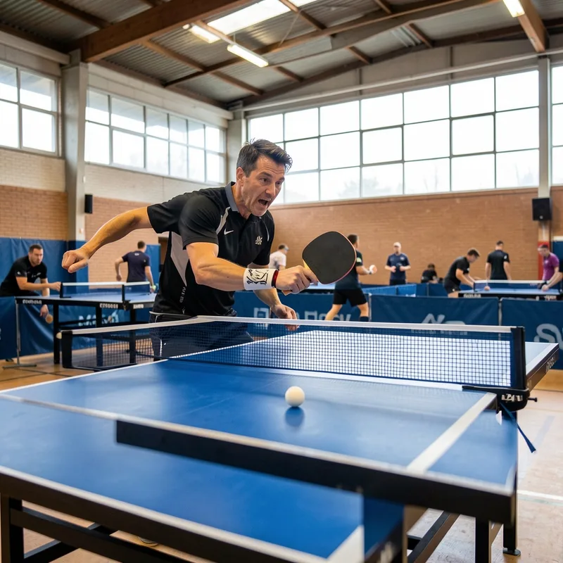 Réussir le smash au tennis de table