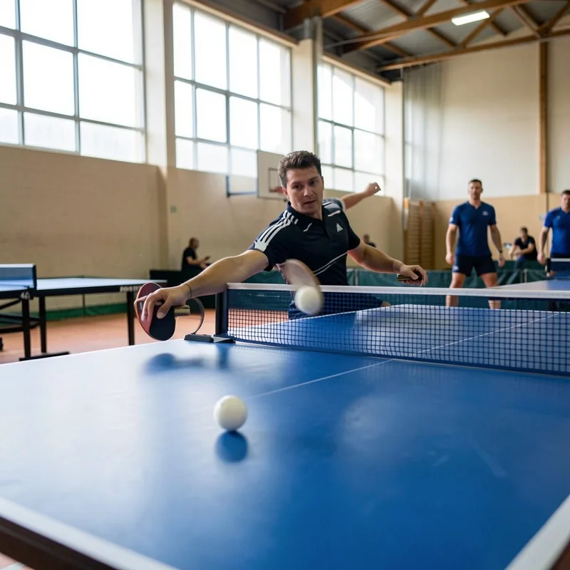 Réussir le top spin au tennis de table